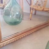 Former mirror gilded with pediment - 153 x 101 - Style Napoleon III