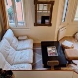 Canapé Ligne Roset Marsala – Michel Ducaroy – plexiglas fumé – vintage