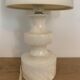 White marble lamp