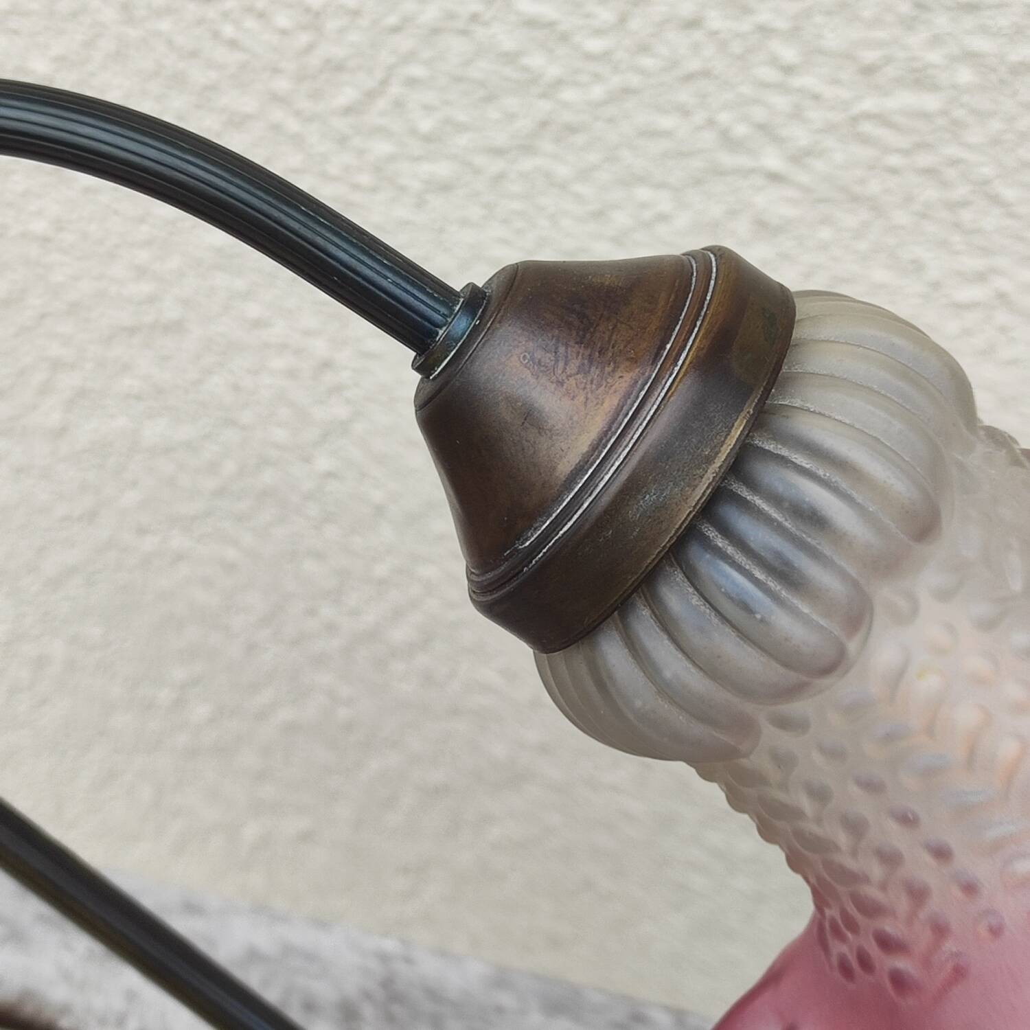 Art deco swan neck lamp See Delmas