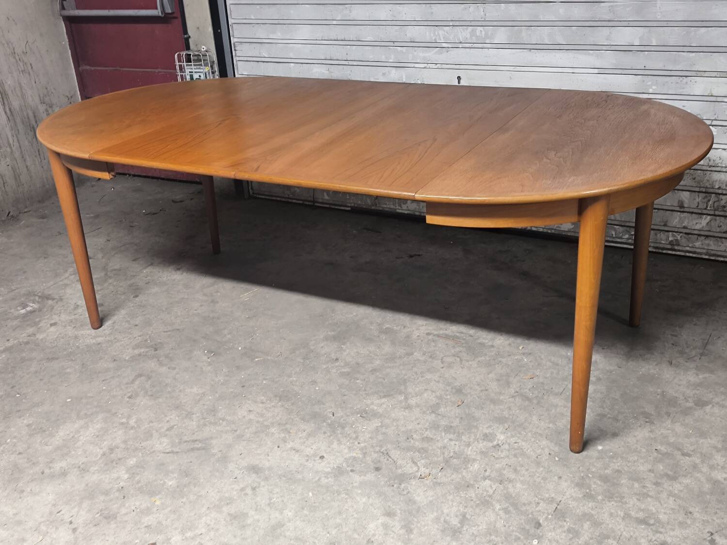 Vintage teak Scandinavian table from the 1960s by Johannes Andersen.