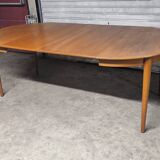 Vintage teak Scandinavian table from the 1960s by Johannes Andersen.