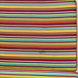 Compact sofa Eames Vitra Alexander Girard Miller stripe fabric
