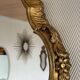 Baroque gilded wood mirror 60x40cm