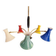 Diabolo articulated chandelier, Italian design, 1950s-60s