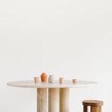 Travertine table
