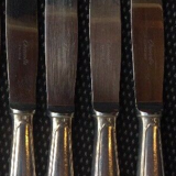 Series of 11 large knives Christofle art deco