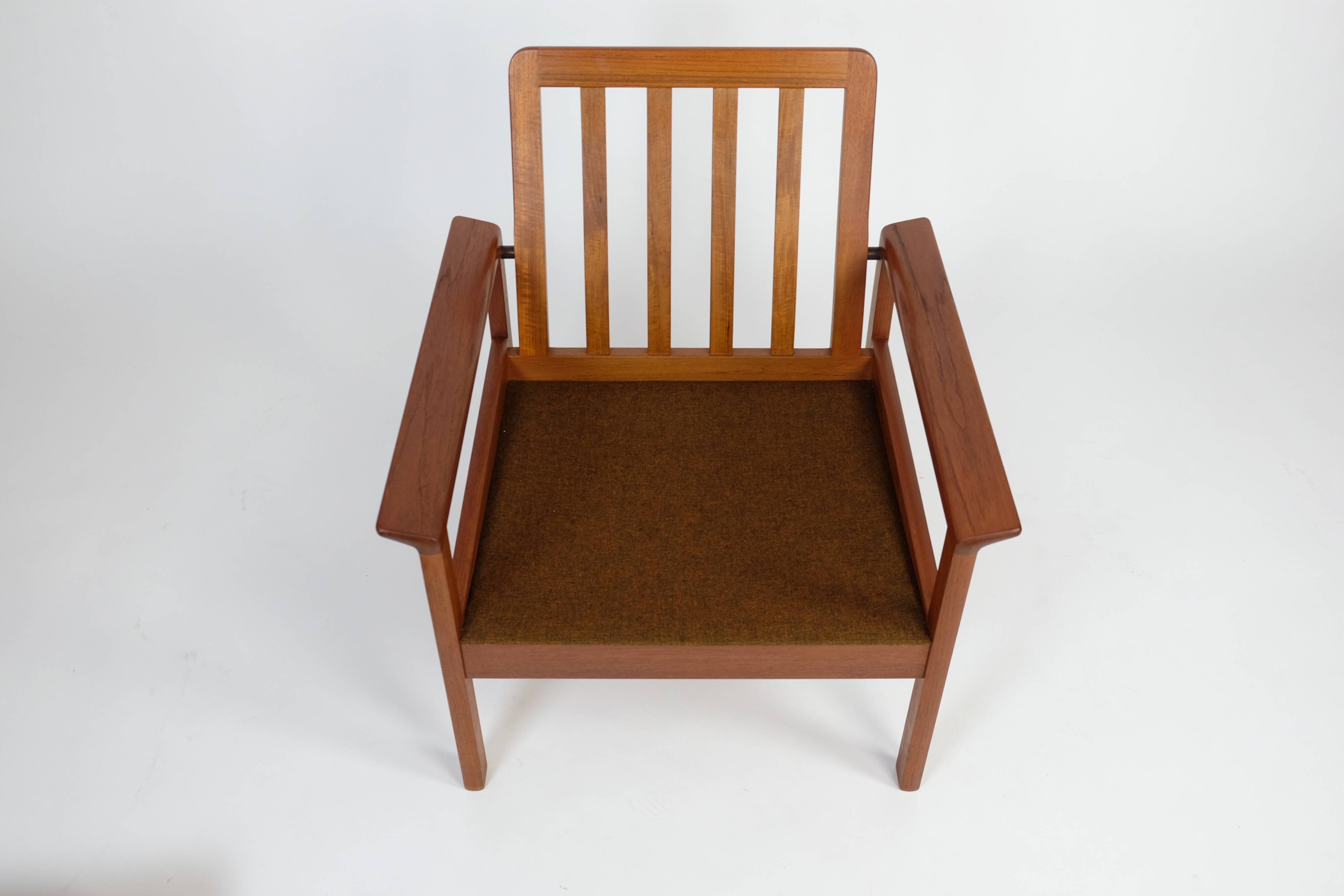 Danish Teak Sessel Easy Chair Armlehnen Vintage 60er Mid-Century