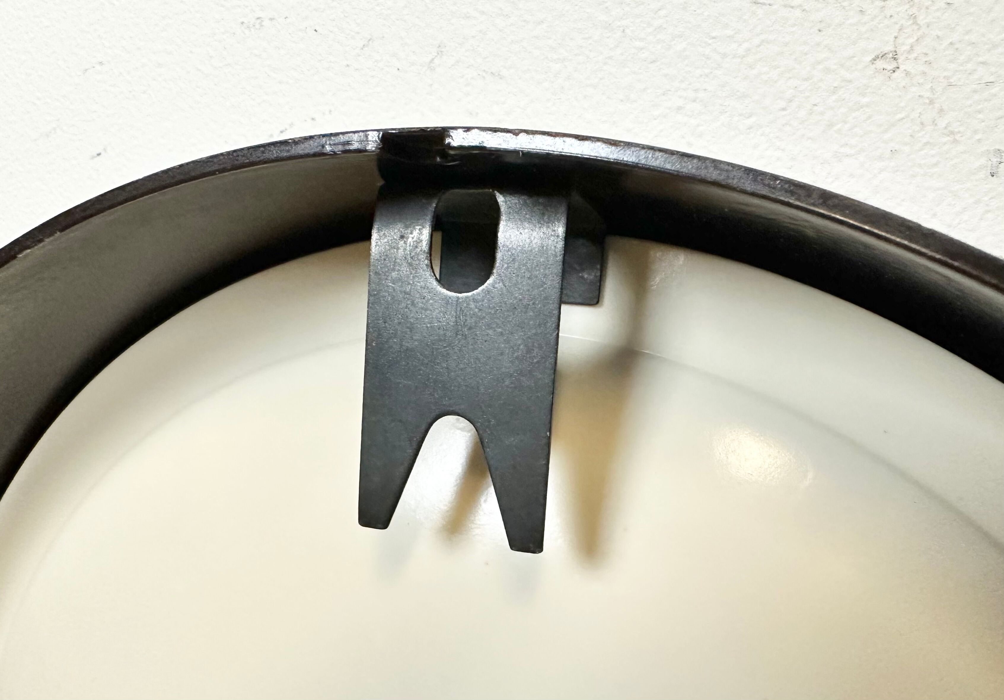 Industrial bakelite factory wall clock from Pragotron, 1960s