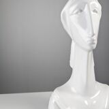 Art Deco Style Ceramic Woman Bust