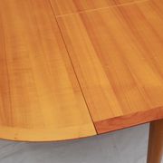1960s round diningtable in cherrywood from LÜBKE