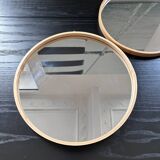 Set de miroirs en bambou