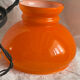 Pendant chandelier, vintage, opaline, Orange, 1970s