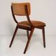Mid-Century Modern Bumerang Chair, Brown Beige Velvet, Poland, 1960s