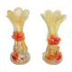 Pair of art glass vases