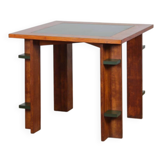 Vintage wooden game table, 20th-century work