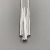 Paire d'appliques, laiton, verre acrylique, Italie, années 1980