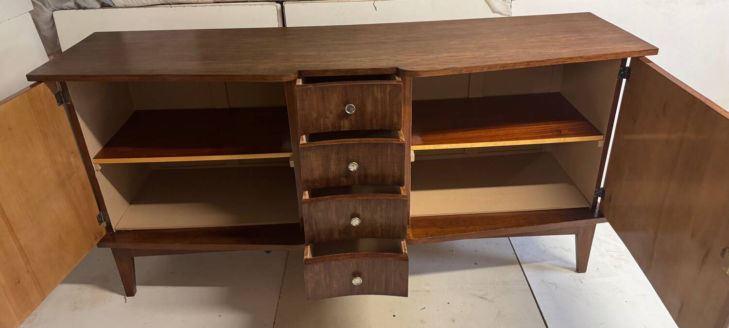 Vintage sideboard with splayed legs