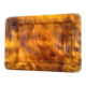 Plateau de service vintage en lucite façon écailles de tortue - Années 70
