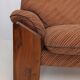 Brown Velvet 3-Seater Sofa by Mobil Girgi, 1970s