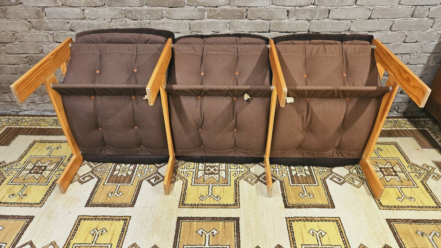 Yngve Ekström pine sofa 1970
