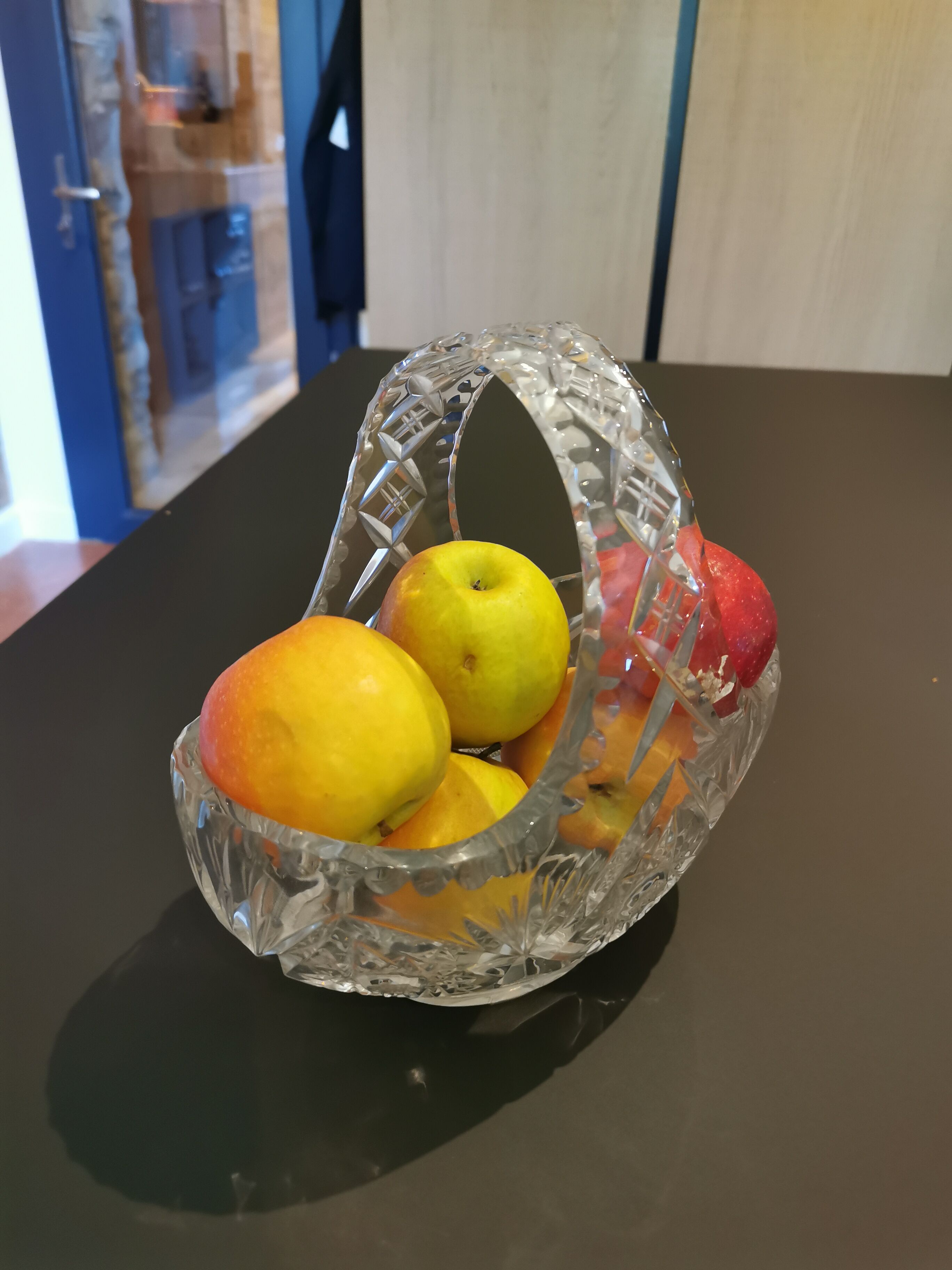 crystal fruit bowl