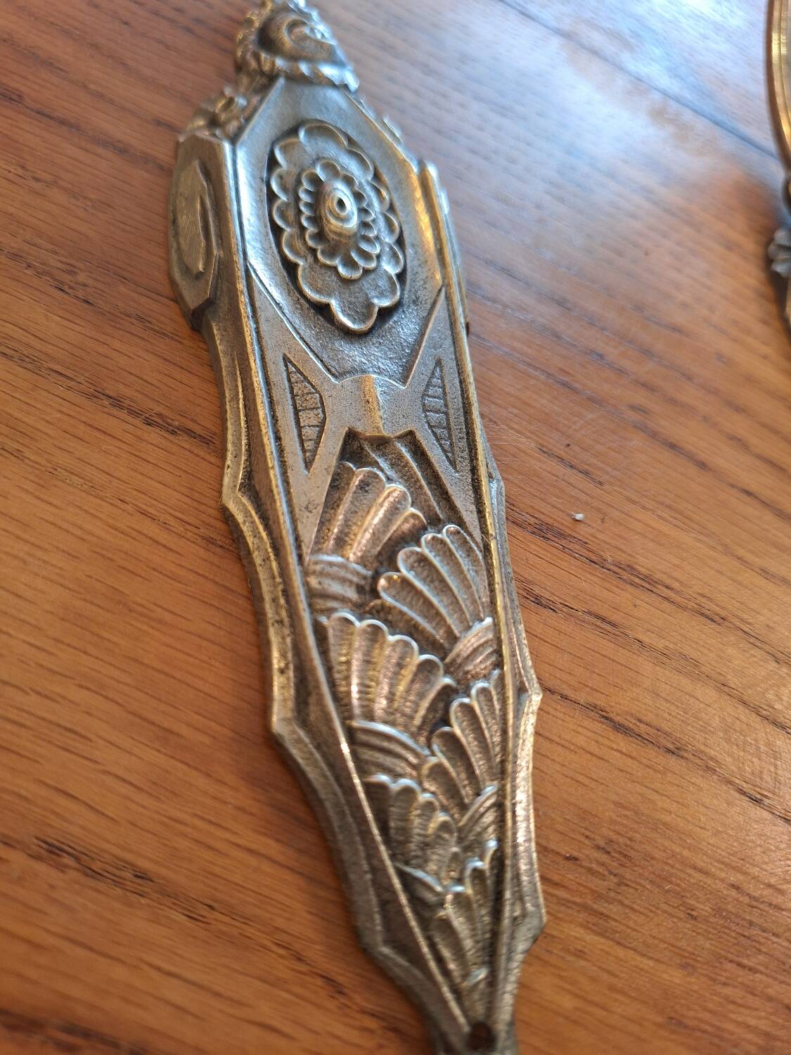 pair of art deco wall lights