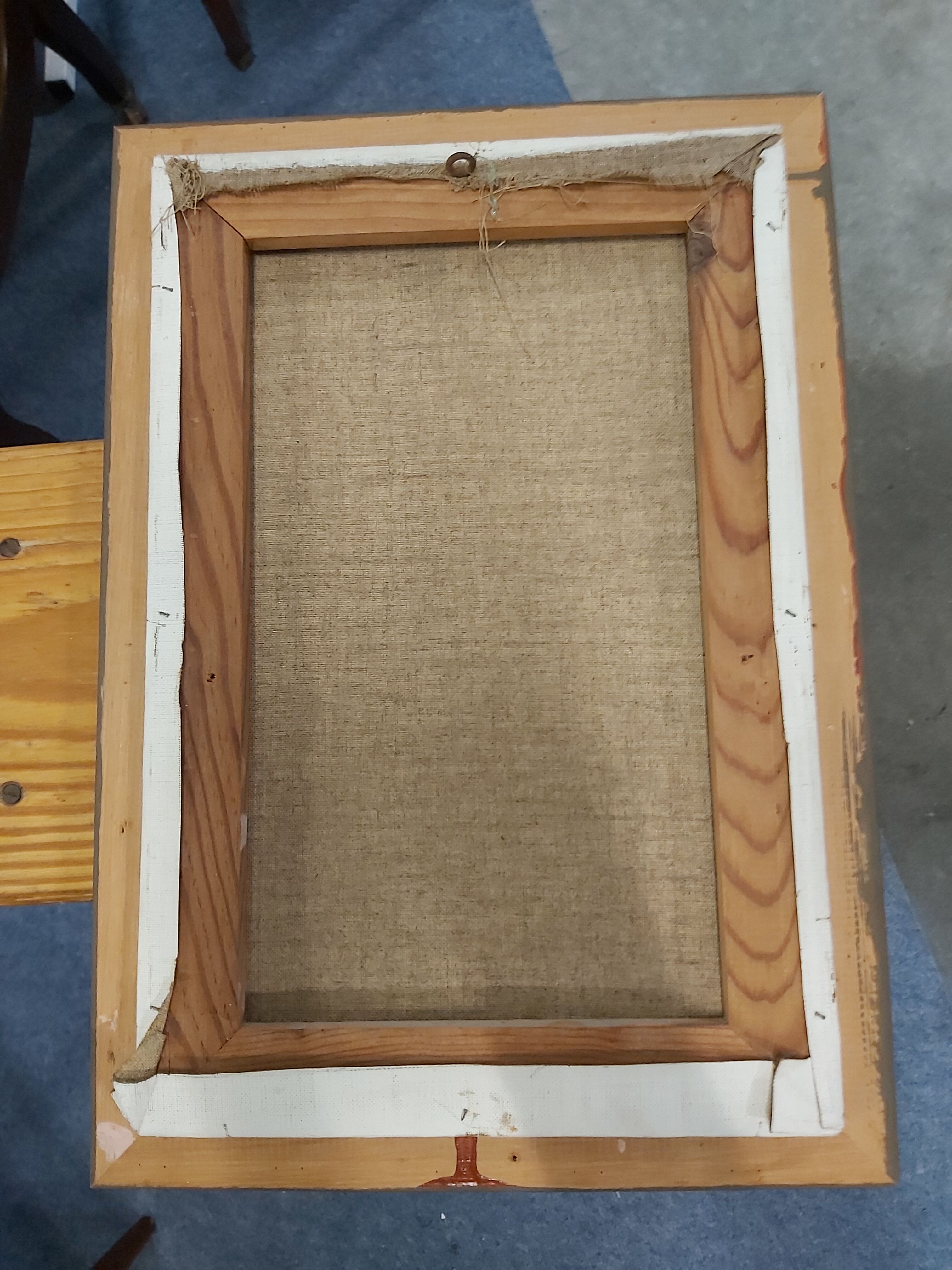 Oil on canvas bouquet of flowers