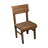 Ancienne chaise d'enfant en bois