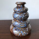 Speckled ceramic vase, Belgium, circa 196O.