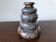 Vase en céramique mouchetée, Belgique, circa 196O.