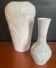 Duo de vases vintage en porcelaine émaillée