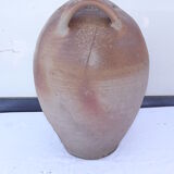 Oil jar in enamelled Grés 19th