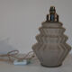 Lamp foot in frosted glass paste