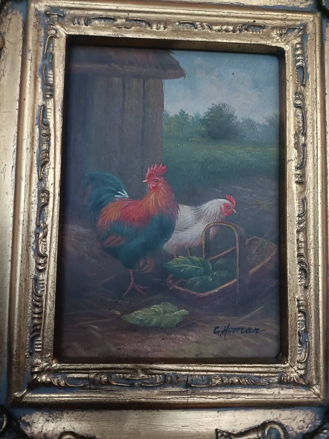 Farmyard painting