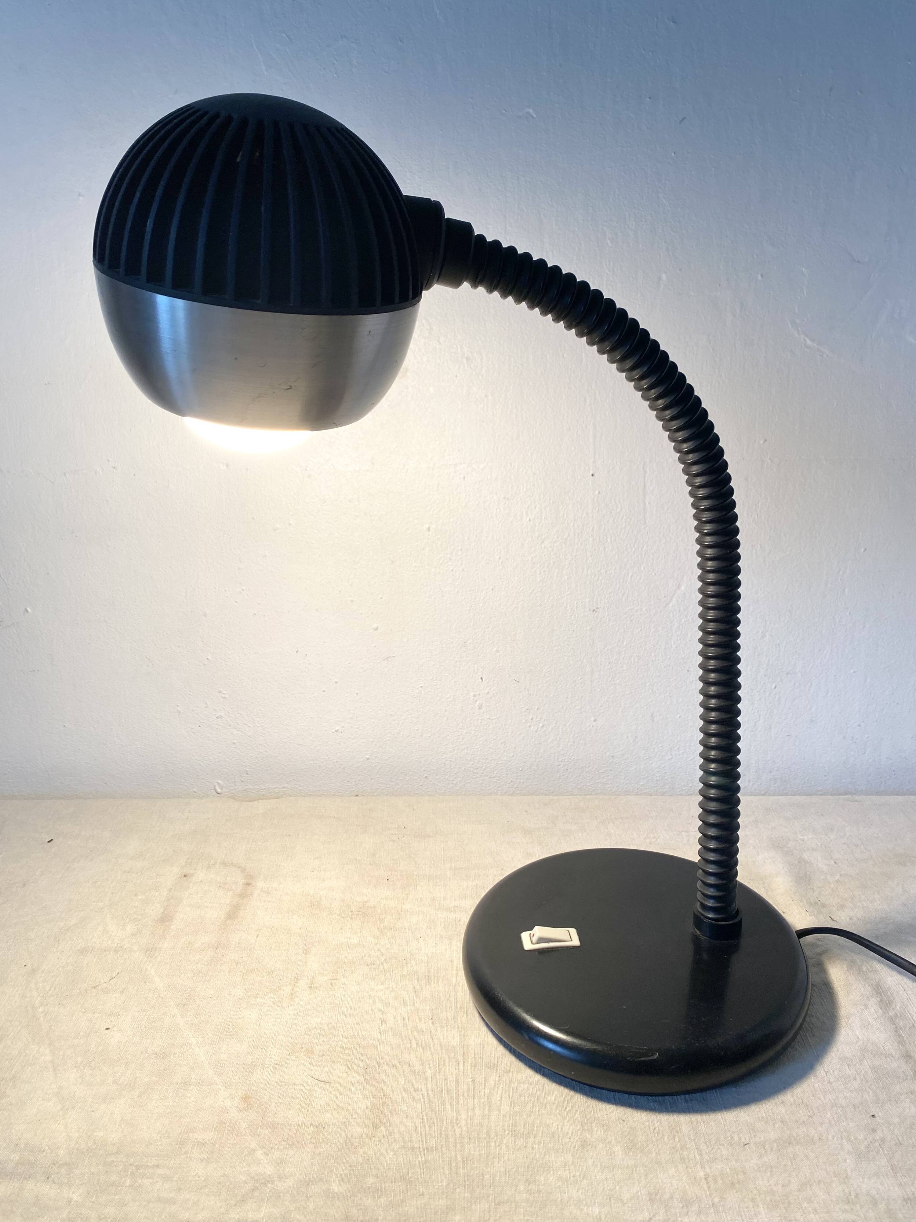 Fase eye ball articulated desk lamp