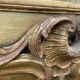 Trumeau & early 19th century painting in gilded wood.