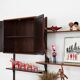Modular shelving by Poul Cadovius, rosewood, 1970s