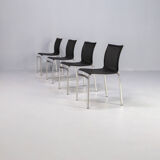 Alberto Meda model ‘416 High Frame’dining chair for Alias set/4