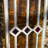 Vitaril, Wood and glass panel, 41X193.5