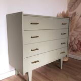 70s chest of drawers with 4 drawers