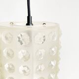 Vintage rotaflex octagonal diamond pendant light