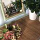 Coiffeuse en rotin avec miroir