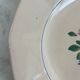Presentation plate Sarreguemines and Digoin hand-painted