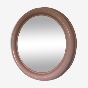 Round mirror of the 70s 53cm