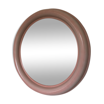 Round mirror of the 70s 53cm