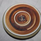 Ceramic bowl by Olle Alberius Rostrand Scandinavian bamboo 1960