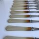 Set of 9 forks with horn dessert 50/60s