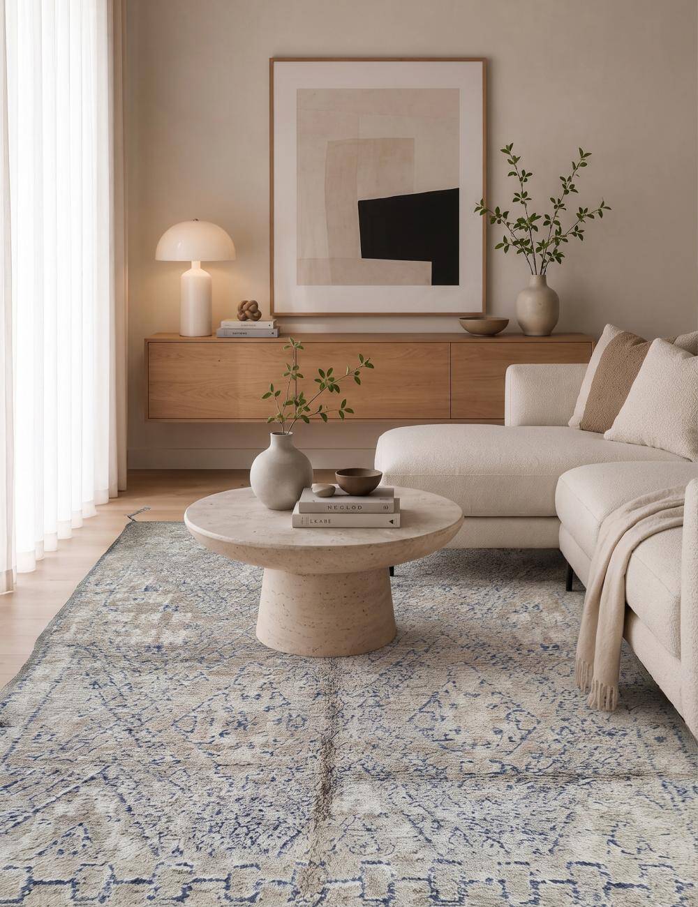 Vintage Beni M'Guild Rug - 300 x 218 cm