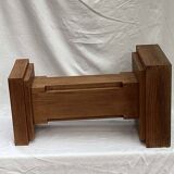 Oak wood column dimensions: height -70cm - width -38cm-
